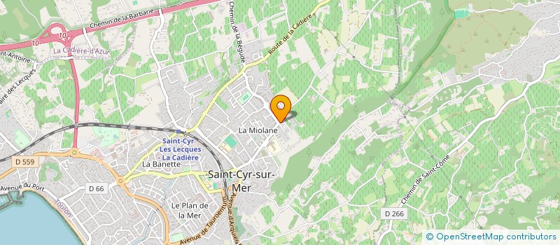 localisation de l'entreprise MONSIEUR JEAN LOUIS LEZIN à SAINT-CYR-SUR-MER