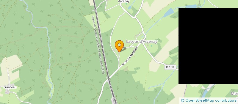 localisation de l'entreprise MONSIEUR JEAN-LOUIS LOISIER à LACOUR-D'ARCENAY
