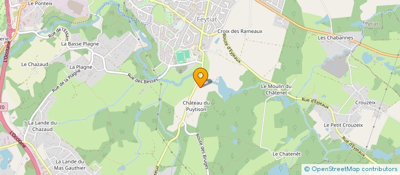 localisation de l'entreprise MONSIEUR JEAN LOUIS LONGIS  FEYTIAT