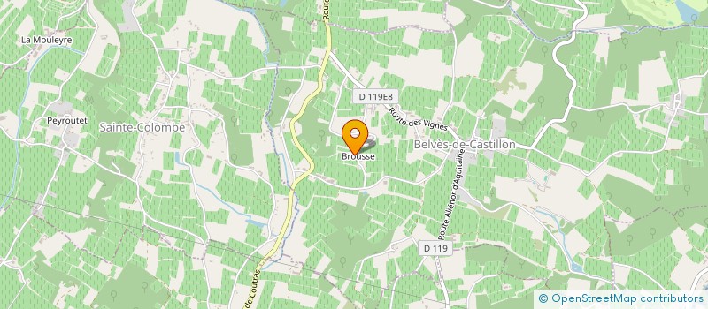 localisation de l'entreprise MONSIEUR JEAN-LOUIS LONNE  BELVES-DE-CASTILLON