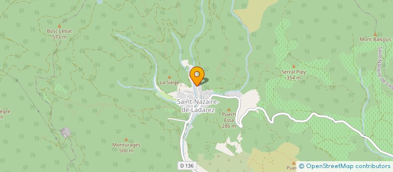 localisation de l'entreprise MONSIEUR JEAN-LOUIS MADALLE  SAINT-NAZAIRE-DE-LADAREZ