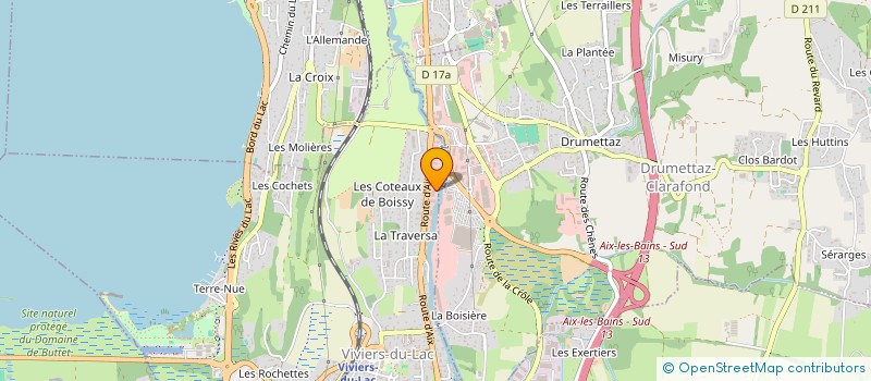 localisation de l'entreprise MONSIEUR JEAN-LOUIS MAGAL  AIX-LES-BAINS