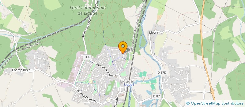 localisation de l'entreprise MONSIEUR JEAN-LOUIS MAGNAN  LIGUGE