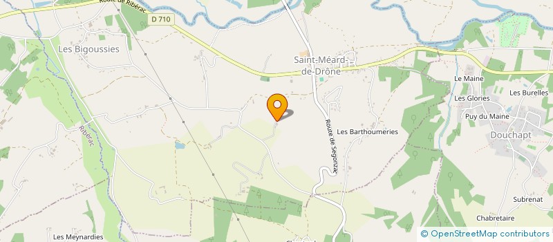 localisation de l'entreprise MONSIEUR JEAN LOUIS MAGNE à SAINT-MEARD-DE-DRONE