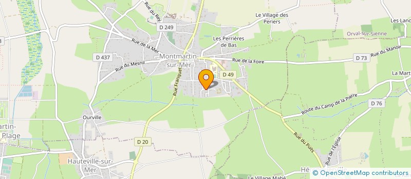 localisation de l'entreprise MONSIEUR JEAN-LOUIS MAHE à HAUTEVILLE-SUR-MER