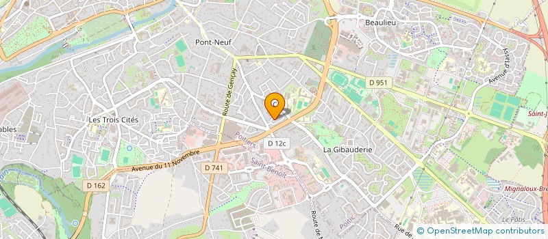 localisation de l'entreprise MONSIEUR JEAN-LOUIS MALO à POITIERS