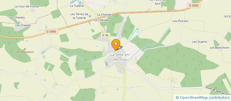 localisation de l'entreprise MONSIEUR JEAN LOUIS MANAS  LA SELLE-EN-HERMOY