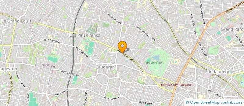 localisation de l'entreprise MONSIEUR JEAN-LOUIS MANGEARD  BORDEAUX