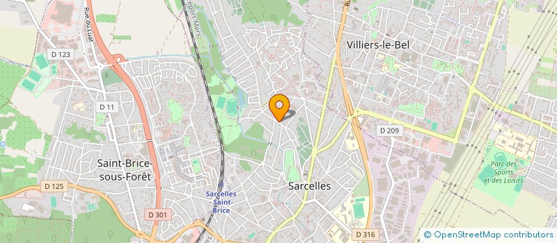 localisation de l'entreprise MONSIEUR JEAN-LOUIS MARECAR à SARCELLES