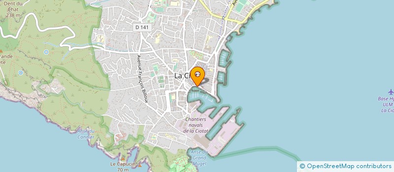localisation de l'entreprise MONSIEUR JEAN-LOUIS MARSIGLIA à LA CIOTAT
