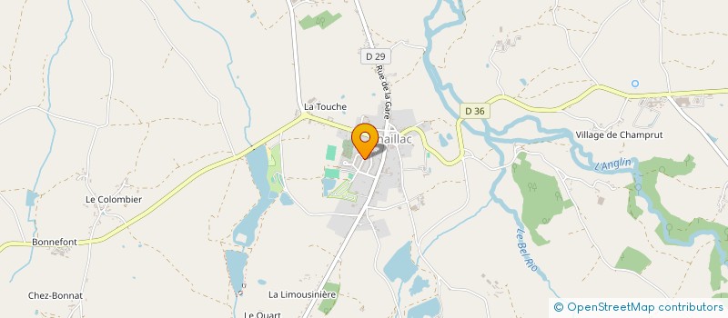 localisation de l'entreprise MONSIEUR JEAN-LOUIS MARTEAUX à CHAILLAC