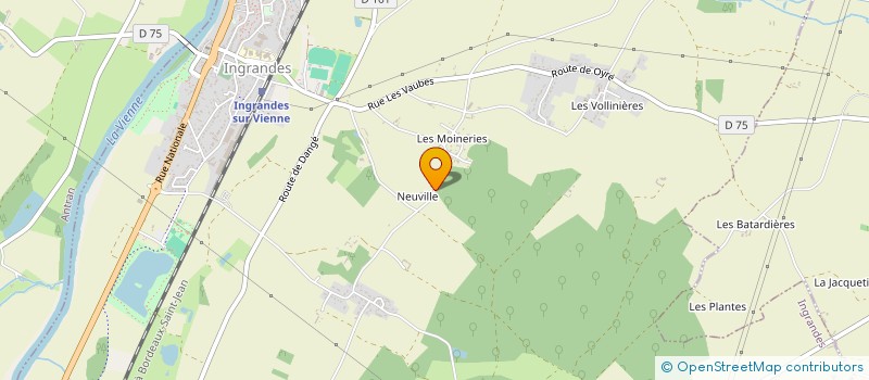 localisation de l'entreprise MONSIEUR JEAN-LOUIS MARTINEAU à INGRANDES