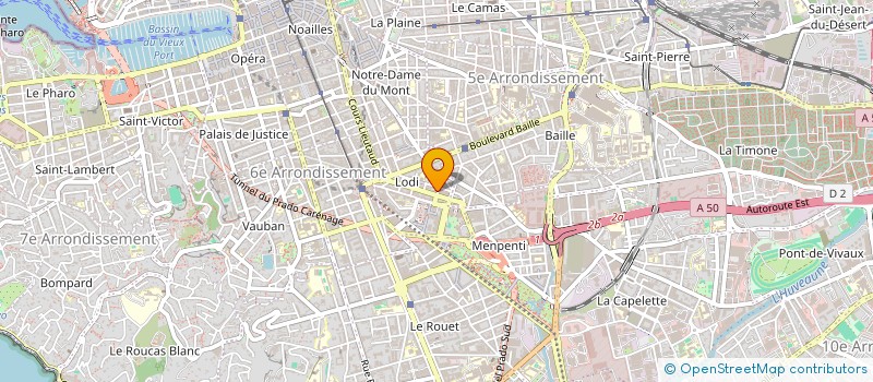 localisation de l'entreprise MONSIEUR JEAN-LOUIS MARTINETTI à MARSEILLE