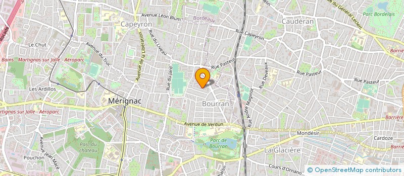 localisation de l'entreprise MONSIEUR JEAN LOUIS MASSE  MERIGNAC