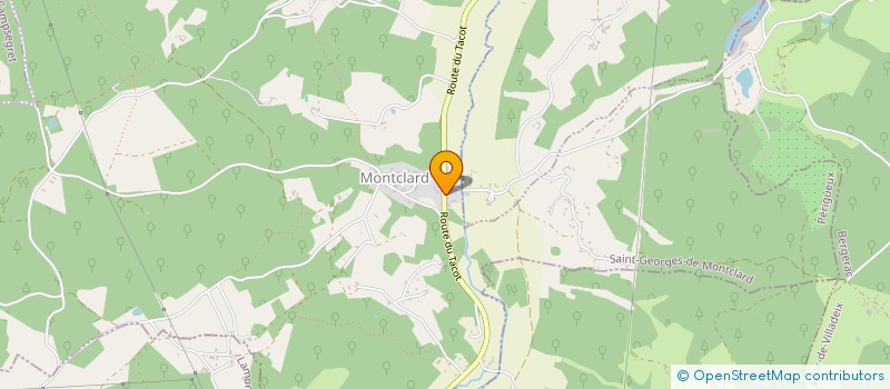 localisation de l'entreprise MONSIEUR JEAN-LOUIS MAUMONT  SAINT-GEORGES-DE-MONTCLARD