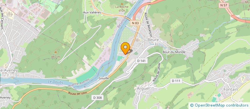 localisation de l'entreprise MONSIEUR JEAN-LOUIS MERCIER à BEURE