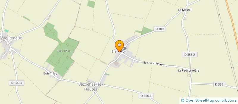 localisation de l'entreprise MONSIEUR JEAN-LOUIS MESLAND à BAZOCHES-LES-HAUTES