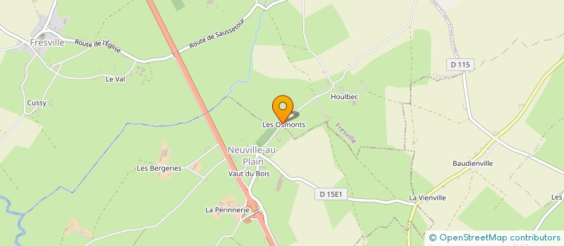 localisation de l'entreprise MONSIEUR JEAN-LOUIS MESNAGE  FRESVILLE