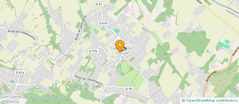 localisation de l'entreprise MONSIEUR JEAN-LOUIS METCHE  LAPEYROUSE-FOSSAT