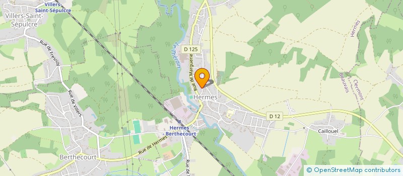 localisation de l'entreprise MONSIEUR JEAN-LOUIS MEUNIER  HERMES