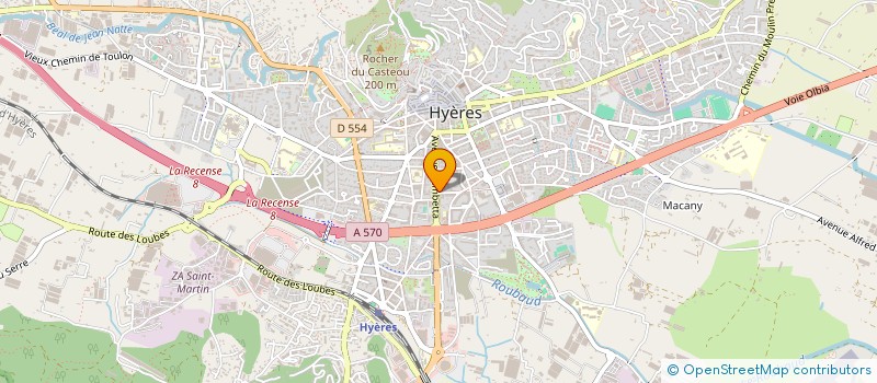 localisation de l'entreprise MONSIEUR JEAN-LOUIS MICHEL à HYERES