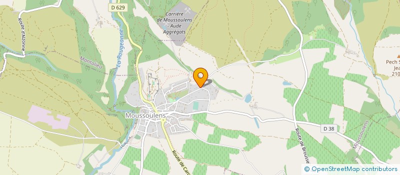 localisation de l'entreprise MONSIEUR JEAN LOUIS MICOULEAU  MOUSSOULENS