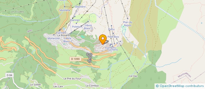 localisation de l'entreprise MONSIEUR JEAN-LOUIS MILESI  MONTVALEZAN