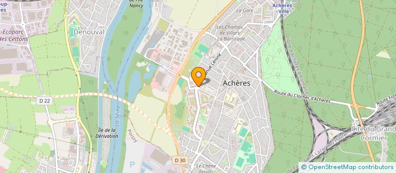 localisation de l'entreprise MONSIEUR JEAN LOUIS MISSE  ACHERES