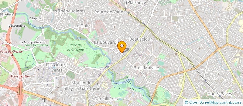 localisation de l'entreprise MONSIEUR JEAN-LOUIS MONDOR à SAINT-HERBLAIN