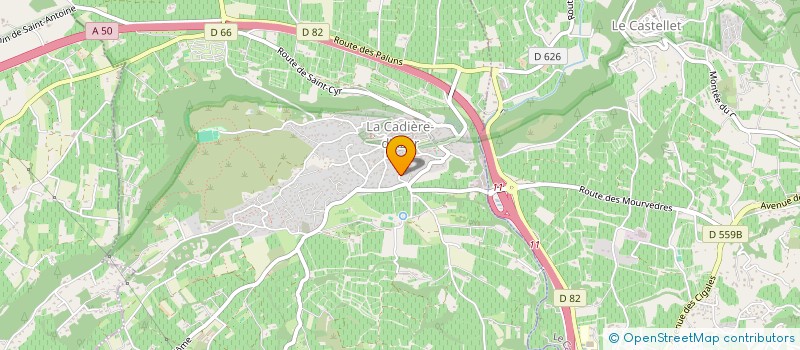 localisation de l'entreprise MONSIEUR JEAN-LOUIS MONETTO à LA CADIERE-D'AZUR