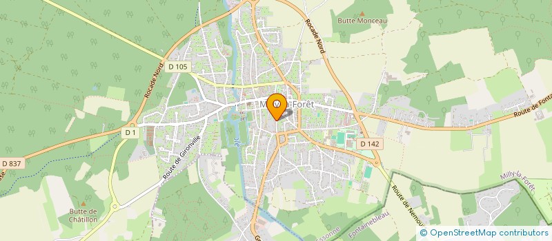 localisation de l'entreprise MONSIEUR JEAN-LOUIS MONGROLLE  MILLY-LA-FORET