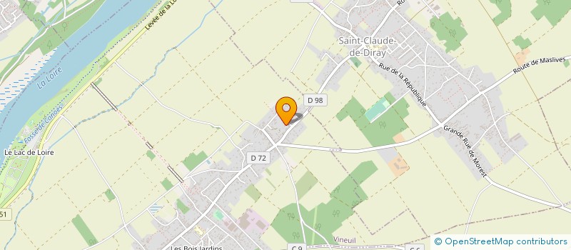 localisation de l'entreprise MONSIEUR JEAN-LOUIS MONNAMI  VINEUIL