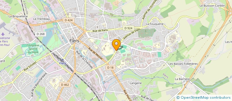 localisation de l'entreprise MONSIEUR JEAN-LOUIS MONTEBRUN  FLERS