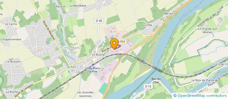 localisation de l'entreprise MONSIEUR JEAN-LOUIS MORAIS  CINQ-MARS-LA-PILE