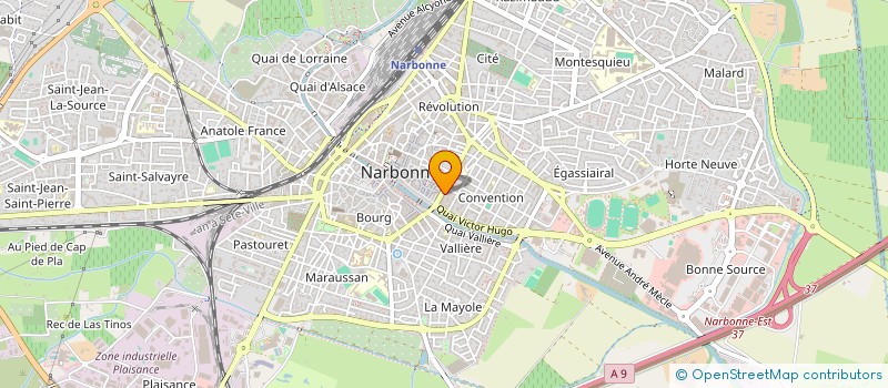 localisation de l'entreprise MONSIEUR JEAN-LOUIS MORENO  NARBONNE