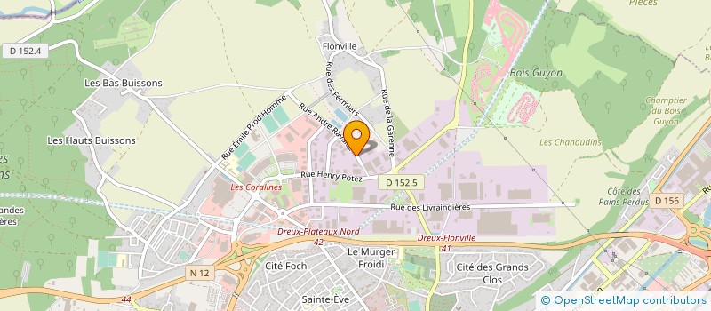 localisation de l'entreprise MONSIEUR JEAN-LOUIS MOUCHARD à DREUX
