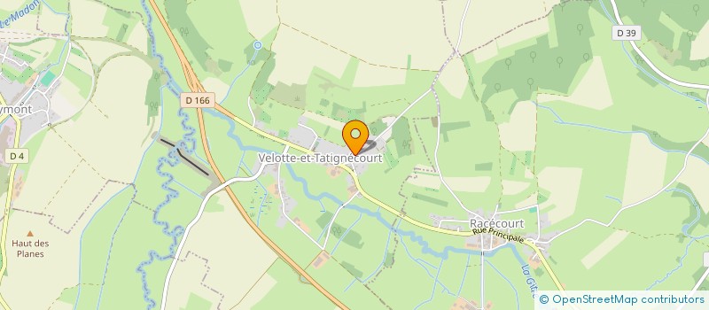 localisation de l'entreprise MONSIEUR JEAN-LOUIS MOUGENOT  VELOTTE-ET-TATIGNECOURT