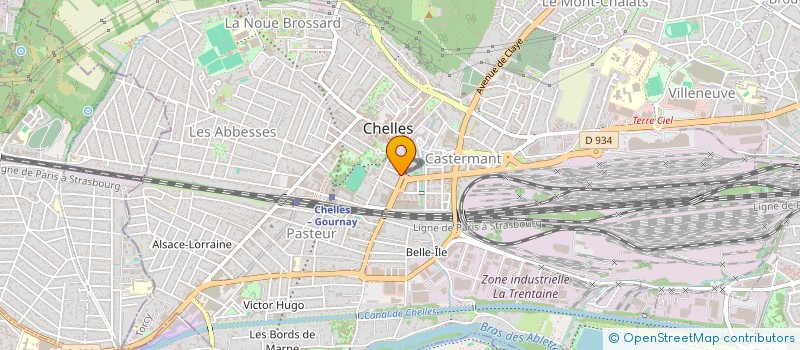 localisation de l'entreprise MONSIEUR JEAN-LOUIS MOULY  CHELLES