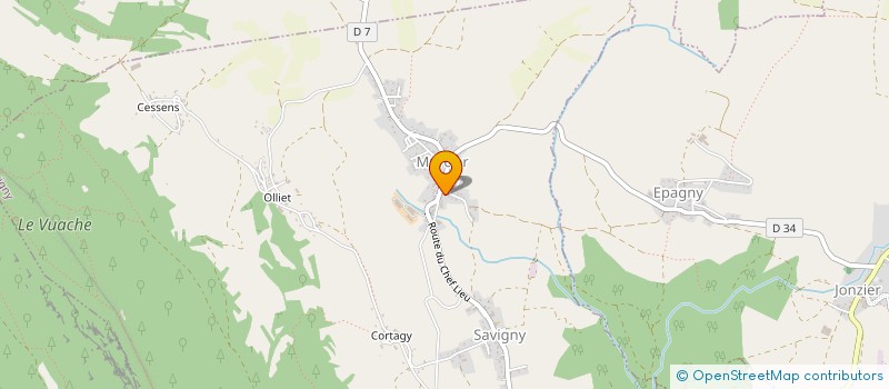 localisation de l'entreprise MONSIEUR JEAN-LOUIS MUGNIER  SAVIGNY