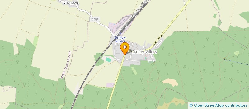 localisation de l'entreprise MONSIEUR JEAN-LOUIS MULLER  ORMOY-VILLERS