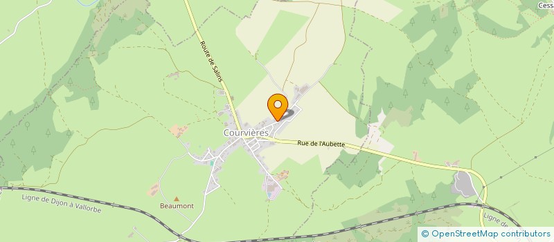 localisation de l'entreprise MONSIEUR JEAN-LOUIS MUSY  COURVIERES