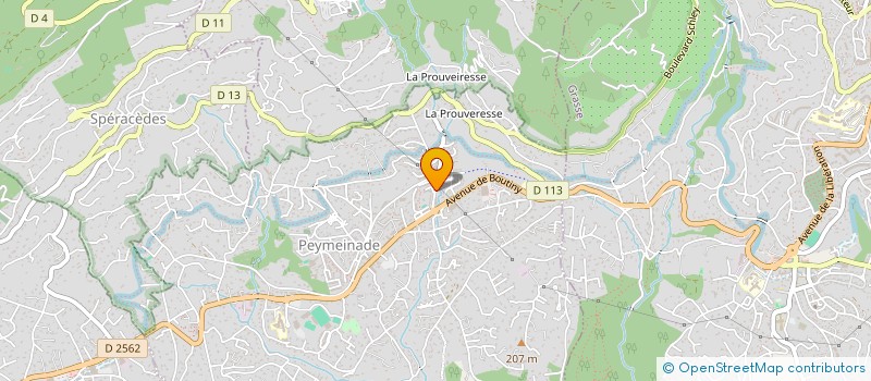 localisation de l'entreprise MONSIEUR JEAN LOUIS NEVEU  PEYMEINADE