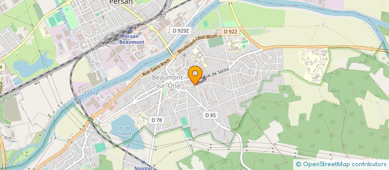 localisation de l'entreprise MONSIEUR JEAN-LOUIS NORMANT  BEAUMONT-SUR-OISE