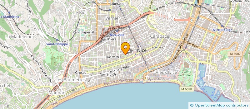 localisation de l'entreprise MONSIEUR JEAN-LOUIS NOUCHI à NICE