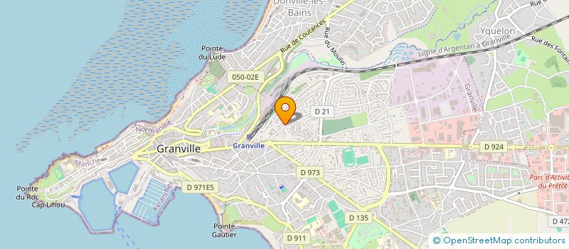 localisation de l'entreprise MONSIEUR JEAN-LOUIS NOUVEL  GRANVILLE