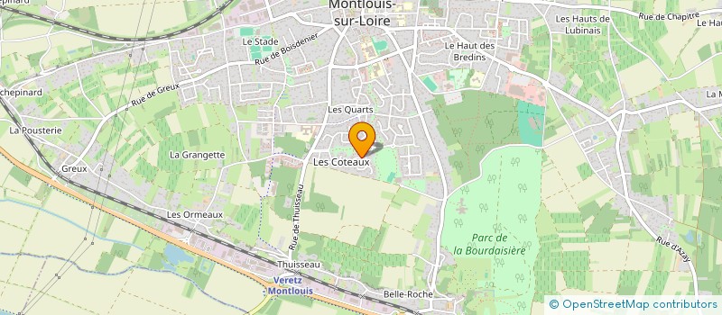 localisation de l'entreprise MONSIEUR JEAN LOUIS ORIO  MONTLOUIS-SUR-LOIRE