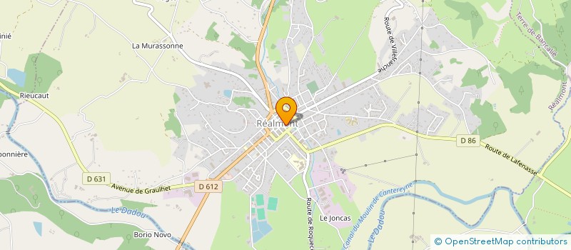 localisation de l'entreprise MONSIEUR JEAN-LOUIS OROMBEL  REALMONT