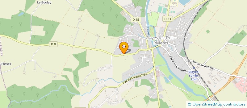 localisation de l'entreprise MONSIEUR JEAN-LOUIS OSSARD  BONNEVAL