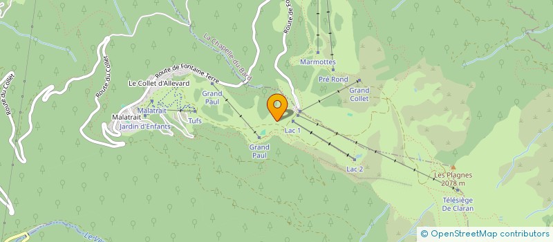 localisation de l'entreprise MONSIEUR JEAN-LOUIS OUBRIER  ALLEVARD