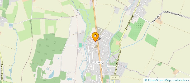 localisation de l'entreprise MONSIEUR JEAN-LOUIS OUZET  FUSSY